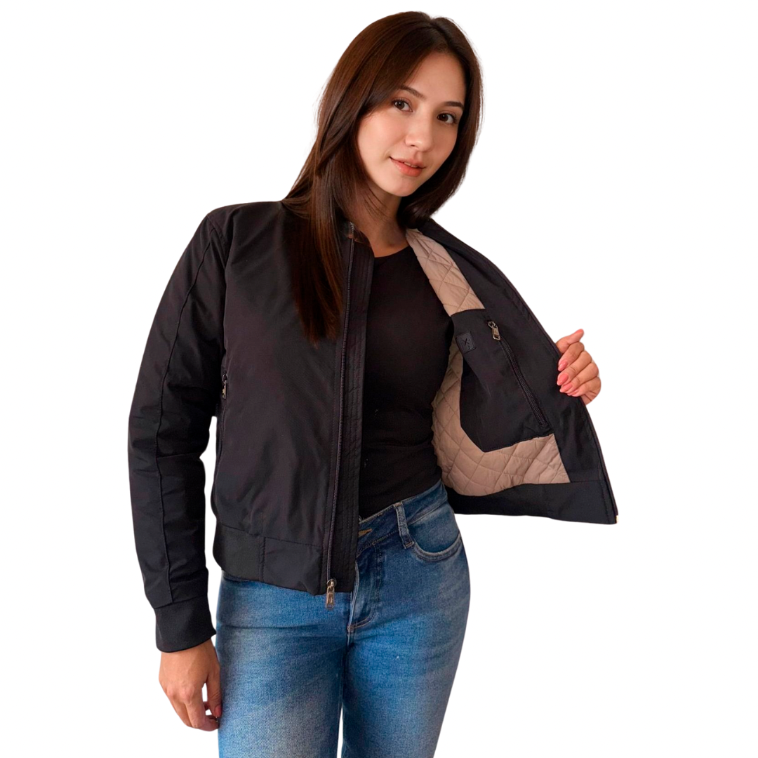 MILEN Chaqueta En Gabardina Impermeable