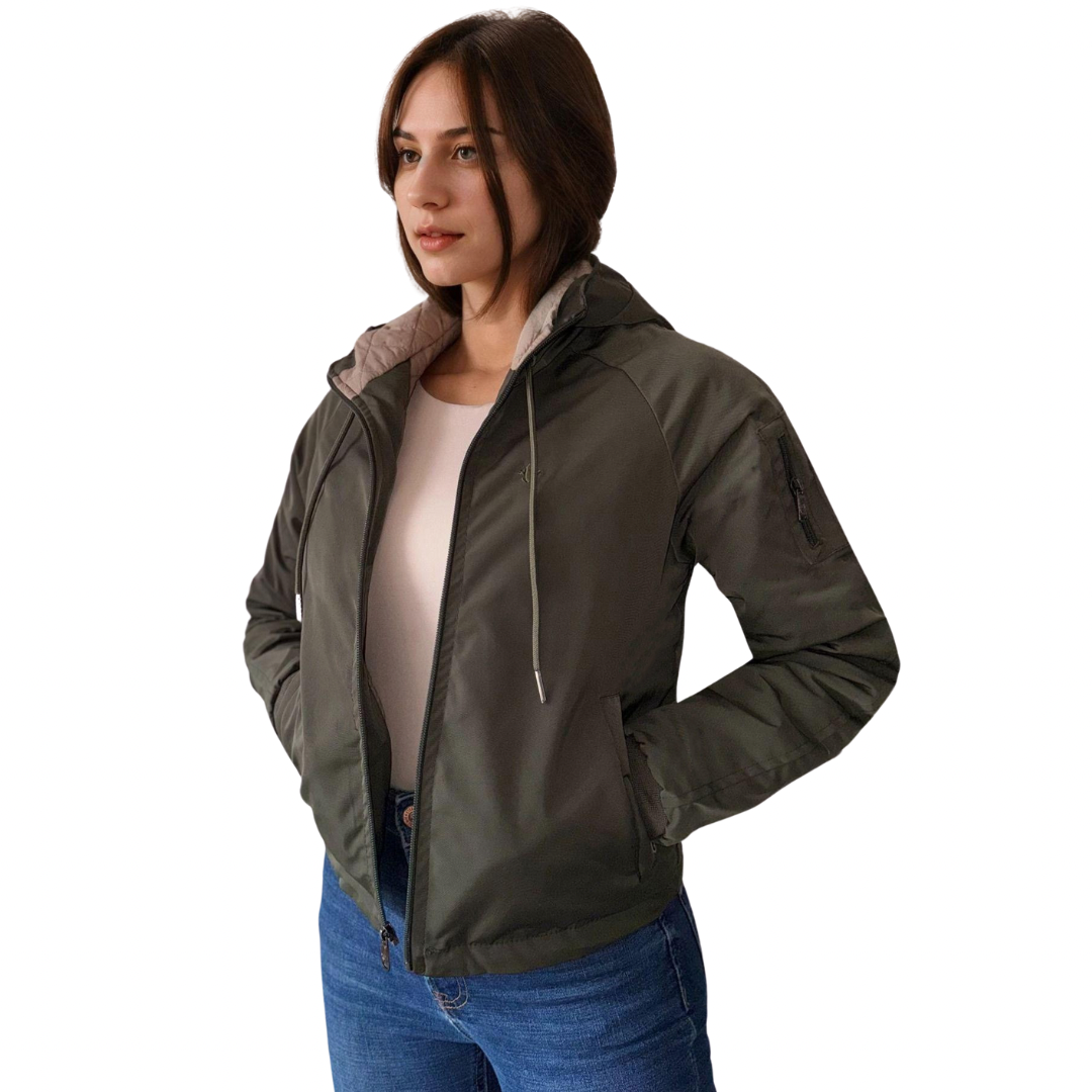 ZOE Chaqueta En Gabardina Impermeable
