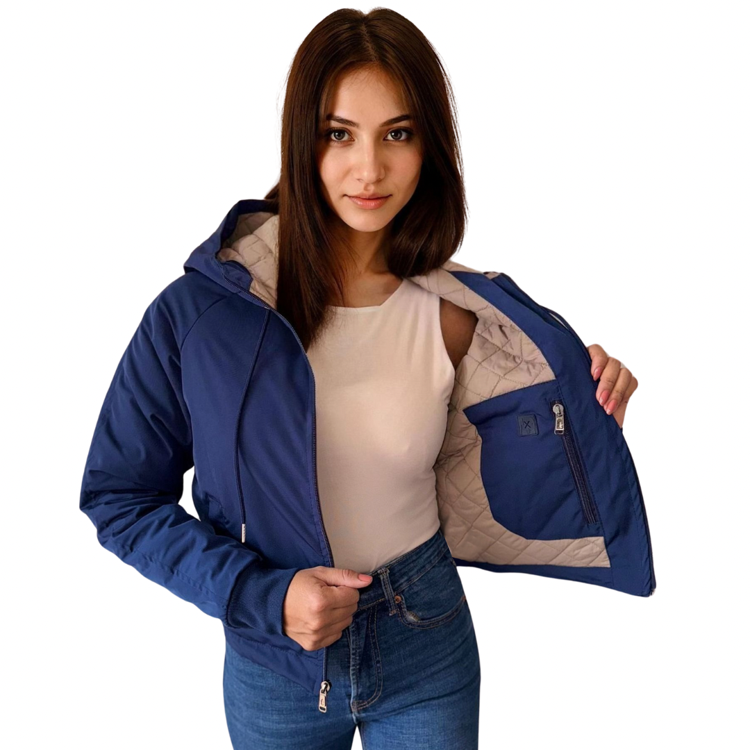 ZOE Chaqueta En Gabardina Impermeable