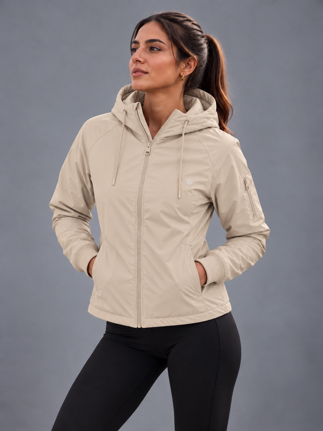 ZOE Chaqueta En Gabardina Impermeable