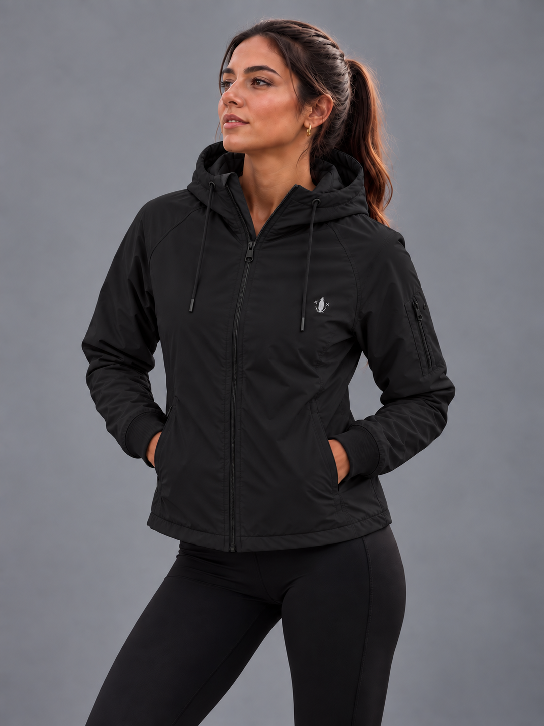 ZOE Chaqueta En Gabardina Impermeable