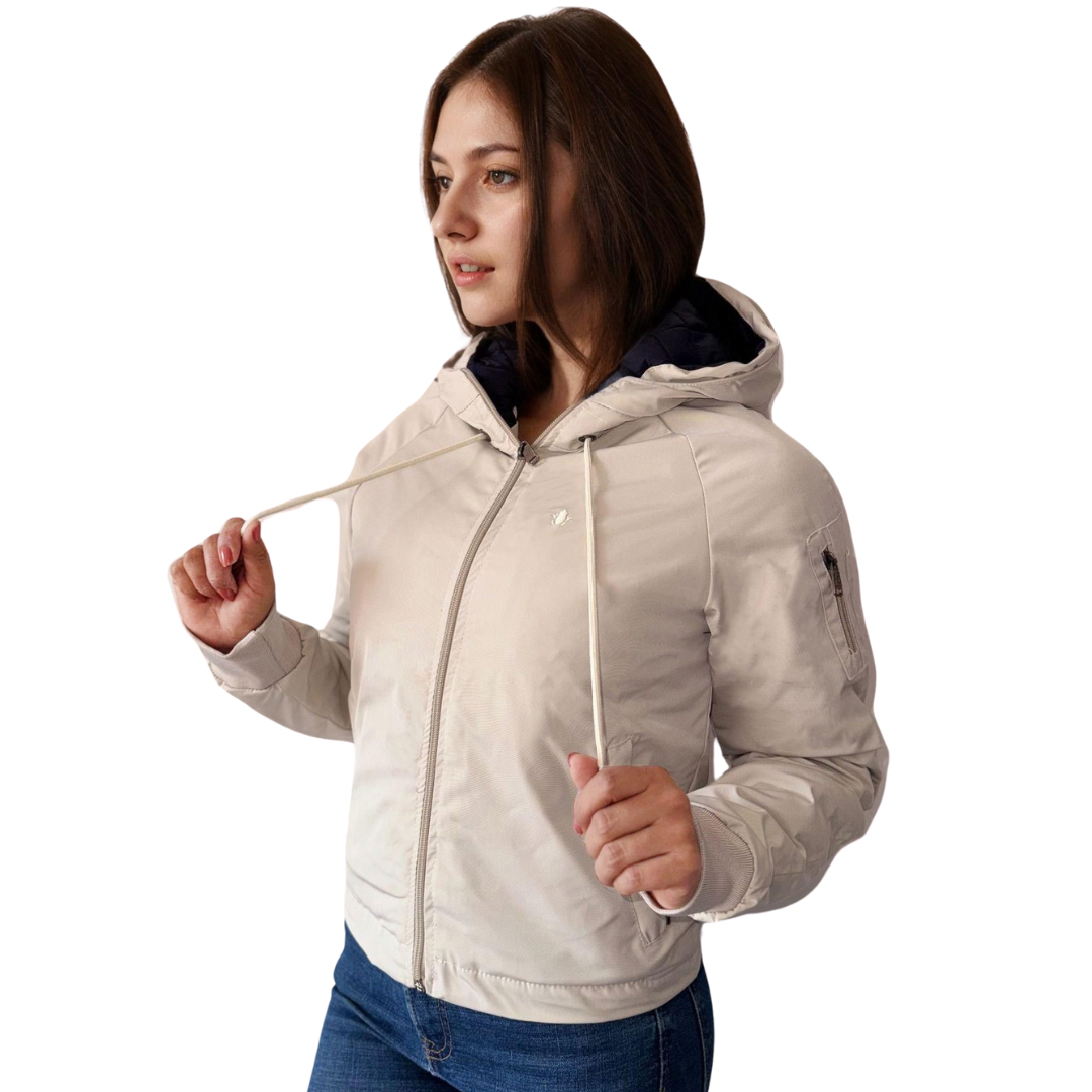 ZOE Chaqueta En Gabardina Impermeable