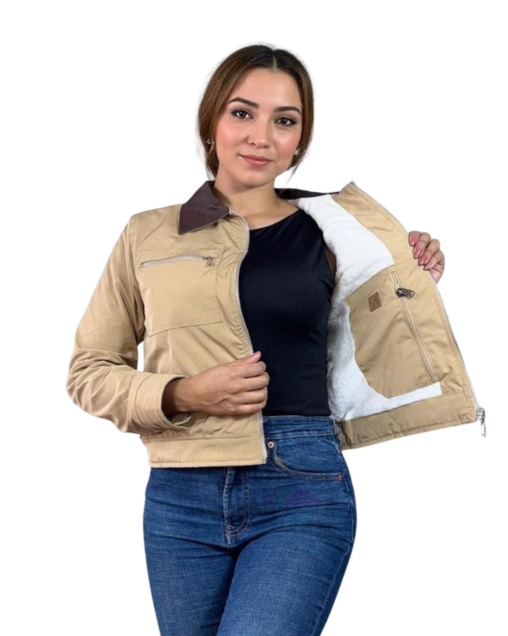 KATAN Chaqueta Forrada En Ovejero