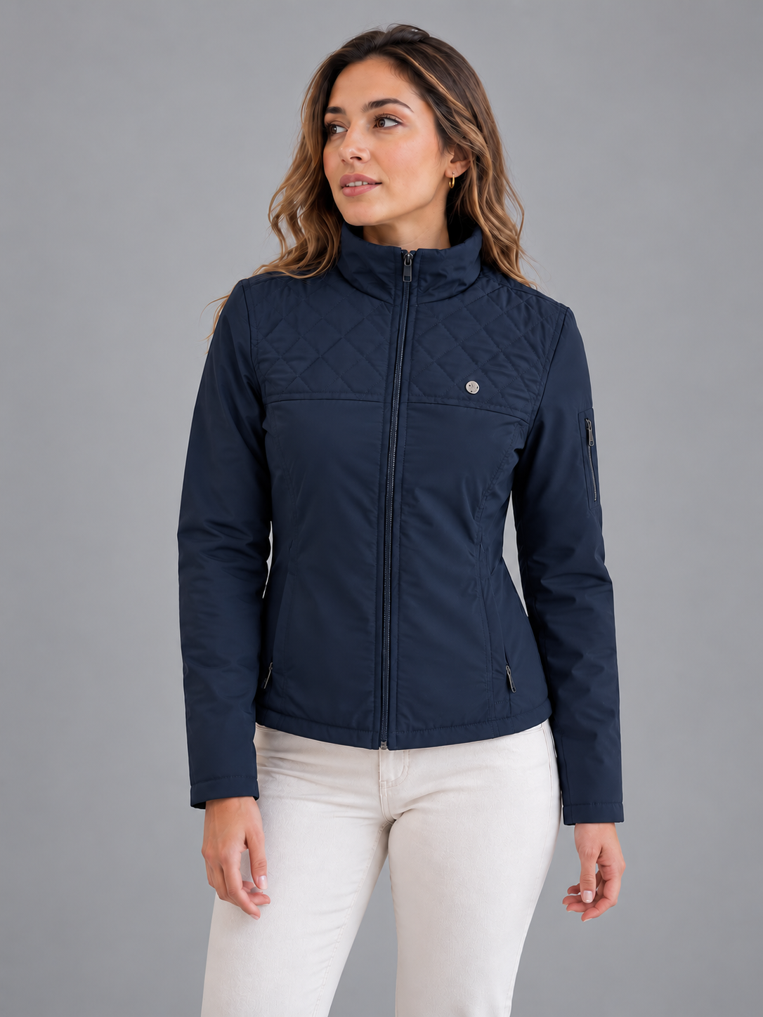 TEAM Chaqueta Forrada En Piel De Conejo