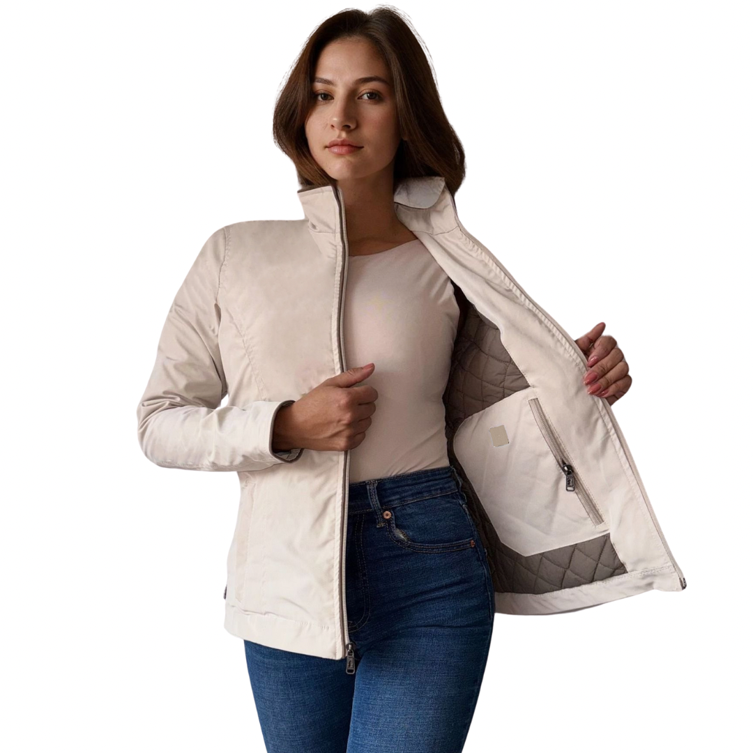 OLZA Chaqueta En Gabardina Impermeable
