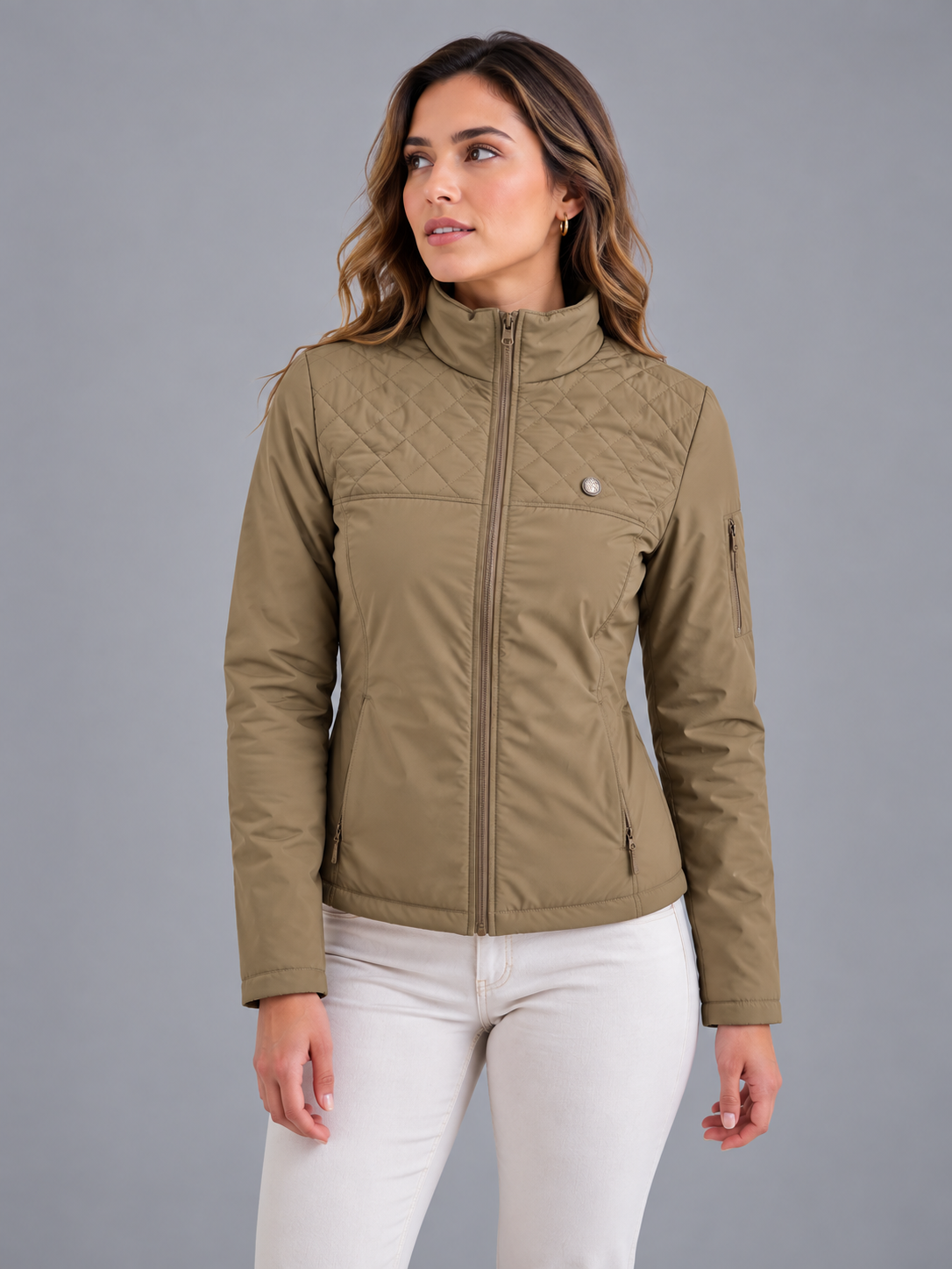 TEAM Chaqueta Forrada En Piel De Conejo