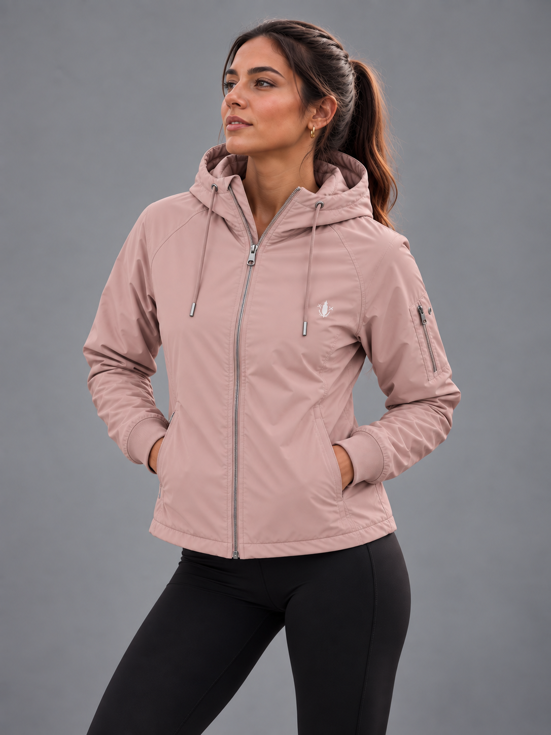 ZOE Chaqueta En Gabardina Impermeable